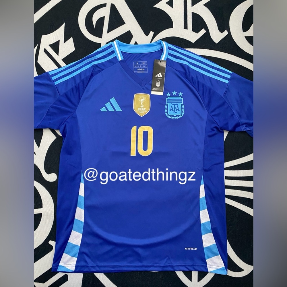 Adidas Argentina F.C 2024 2025 Lionel Messi #10 Soccer Jersey kit Copa America